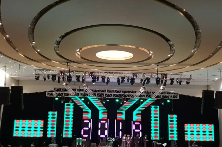 70m2 P3 LED screen for events